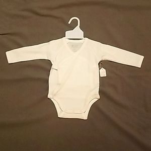 100%Organic Baby Long Sleeve Onesie